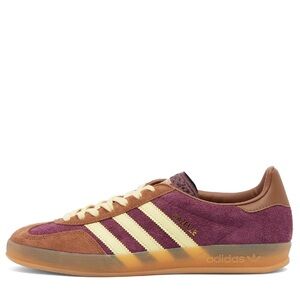 ADIDAS GAZELLE INDOOR in Maroon,Almost Yellow & Preloved Brown BNWT
